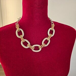 Silver & Gold Plated Block Chain